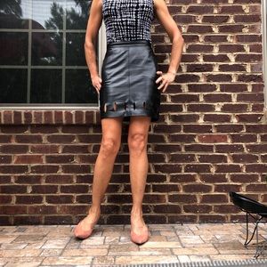 Versus by Versace leather skirt